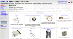 Desktop Screenshot of goehler-hplc.de